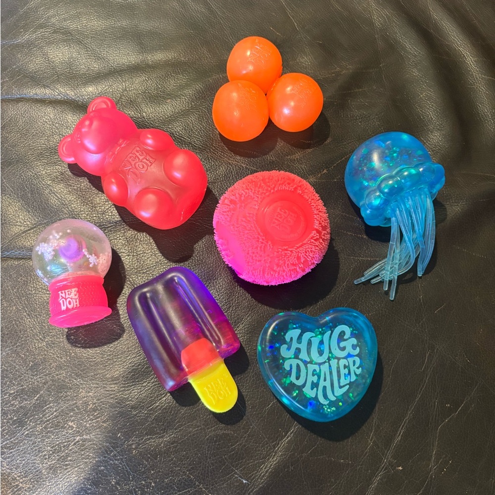 Vibrant Kids Toy Set with Jellyfish and Bear